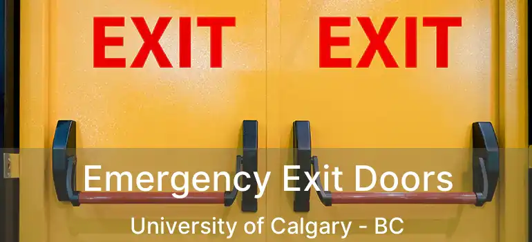  Emergency Exit Doors University of Calgary - BC