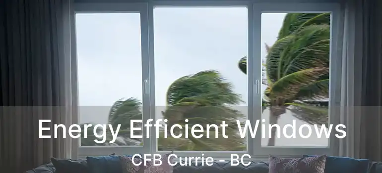  Energy Efficient Windows CFB Currie - BC
