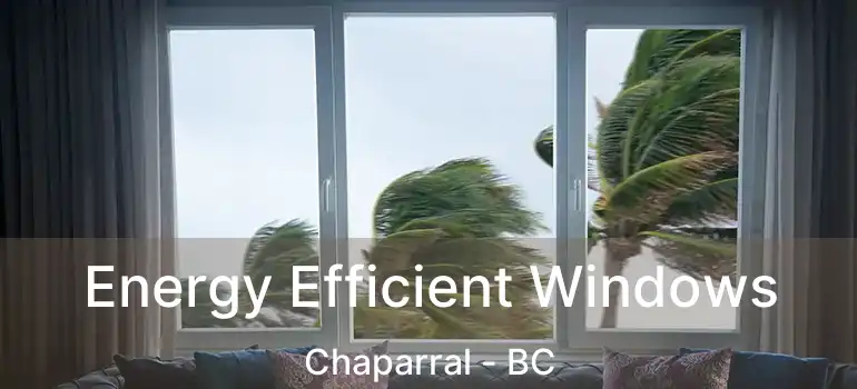  Energy Efficient Windows Chaparral - BC