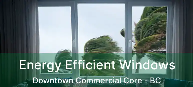  Energy Efficient Windows Downtown Commercial Core - BC