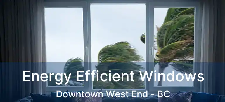  Energy Efficient Windows Downtown West End - BC