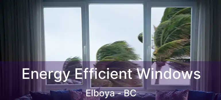  Energy Efficient Windows Elboya - BC