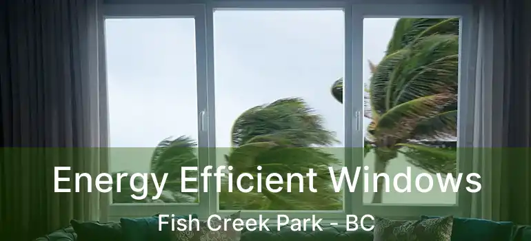  Energy Efficient Windows Fish Creek Park - BC