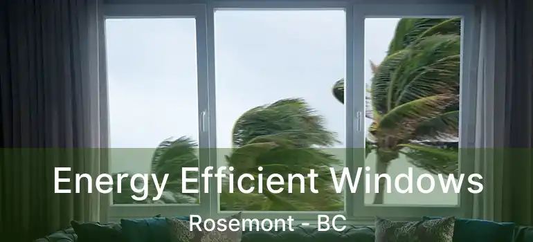  Energy Efficient Windows Rosemont - BC