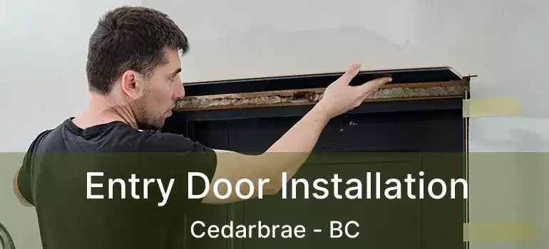  Entry Door Installation Cedarbrae - BC