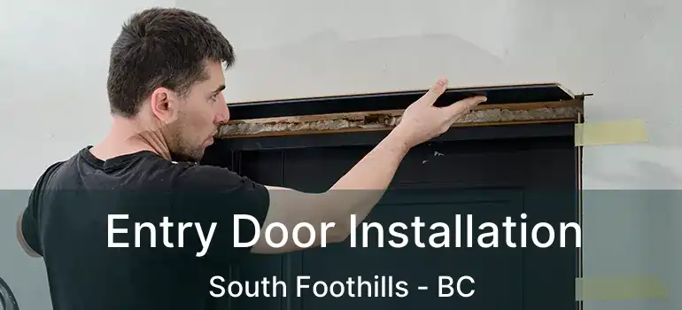  Entry Door Installation South Foothills - BC