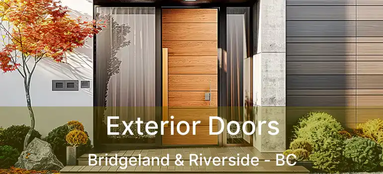  Exterior Doors Bridgeland & Riverside - BC