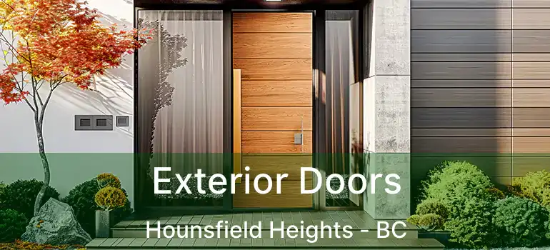  Exterior Doors Hounsfield Heights - BC