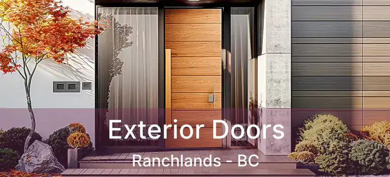 Exterior Doors Ranchlands - BC