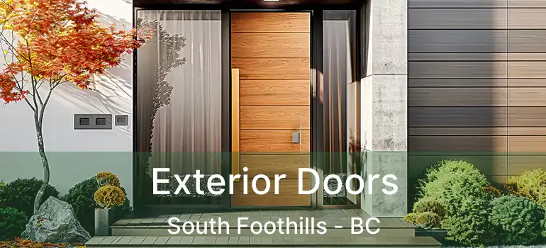  Exterior Doors South Foothills - BC