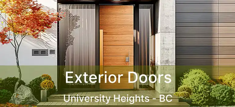  Exterior Doors University Heights - BC