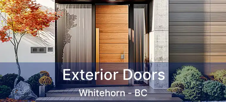  Exterior Doors Whitehorn - BC