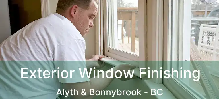  Exterior Window Finishing Alyth & Bonnybrook - BC
