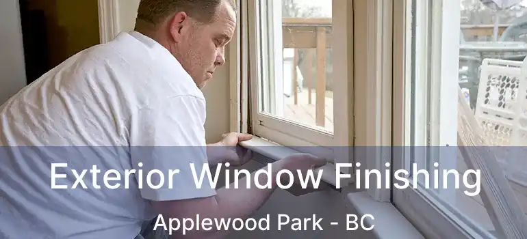  Exterior Window Finishing Applewood Park - BC