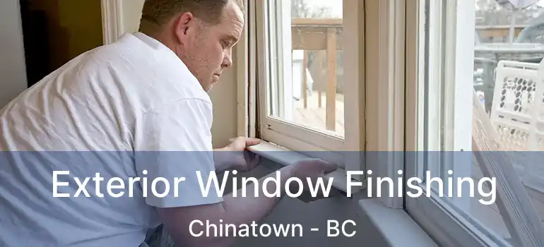  Exterior Window Finishing Chinatown - BC