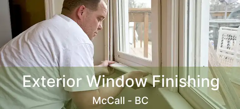  Exterior Window Finishing McCall - BC