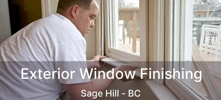  Exterior Window Finishing Sage Hill - BC