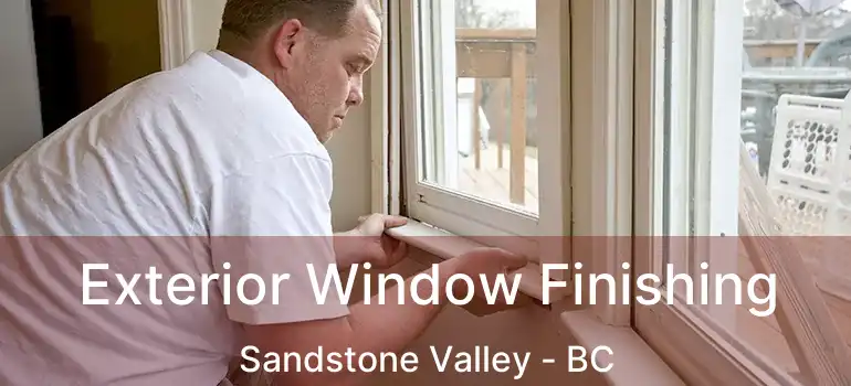  Exterior Window Finishing Sandstone Valley - BC