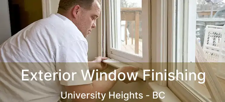  Exterior Window Finishing University Heights - BC