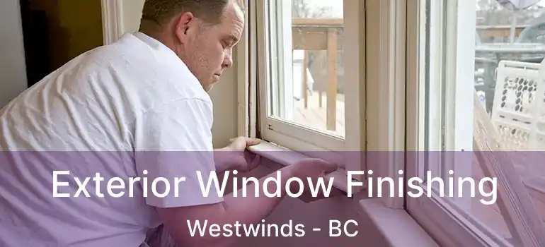  Exterior Window Finishing Westwinds - BC