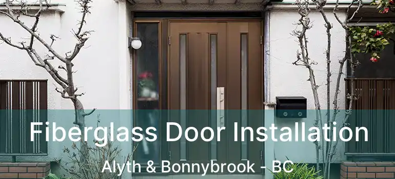  Fiberglass Door Installation Alyth & Bonnybrook - BC