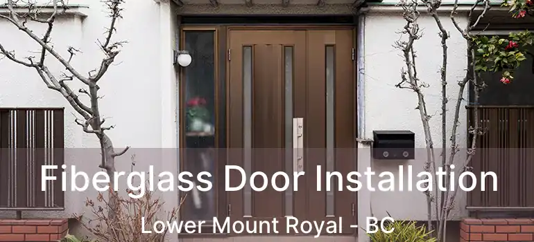  Fiberglass Door Installation Lower Mount Royal - BC