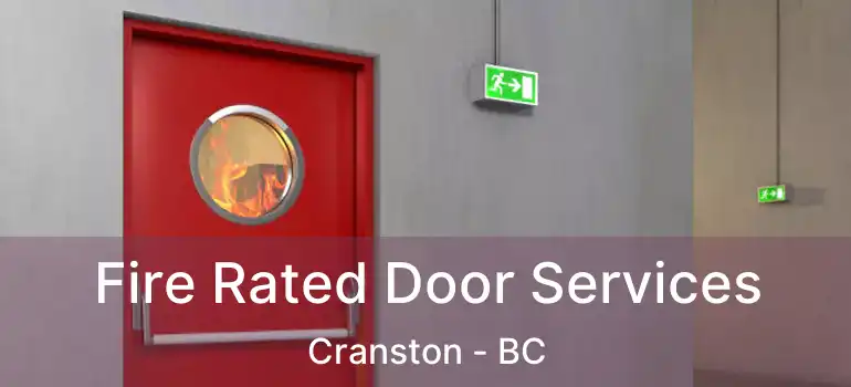  Fire Rated Door Services Cranston - BC