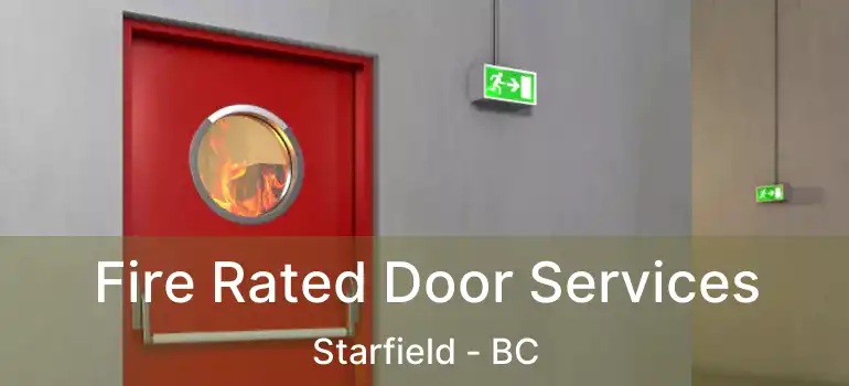  Fire Rated Door Services Starfield - BC