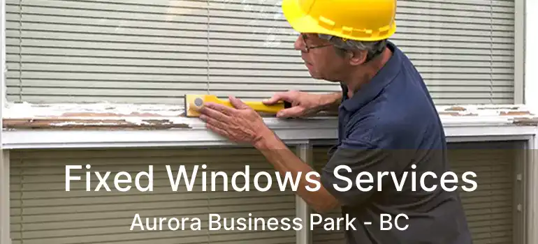  Fixed Windows Services Aurora Business Park - BC