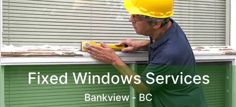  Fixed Windows Services Bankview - BC