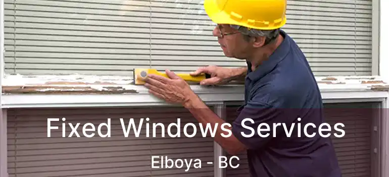 Fixed Windows Services Elboya - BC