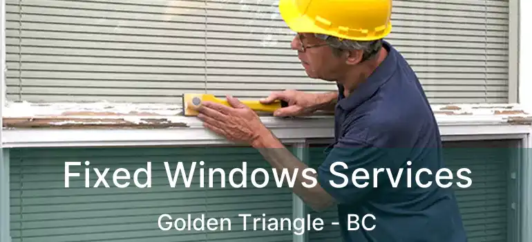  Fixed Windows Services Golden Triangle - BC