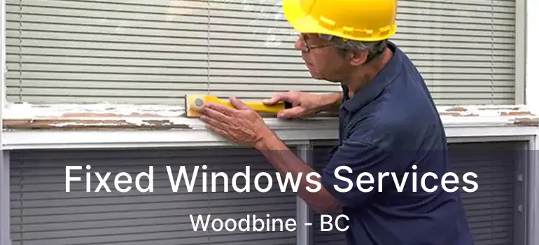  Fixed Windows Services Woodbine - BC