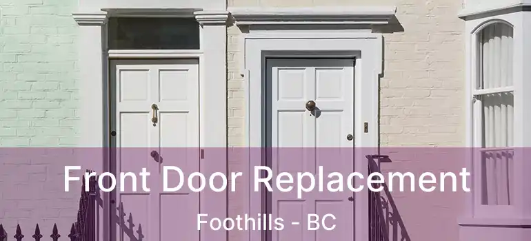  Front Door Replacement Foothills - BC