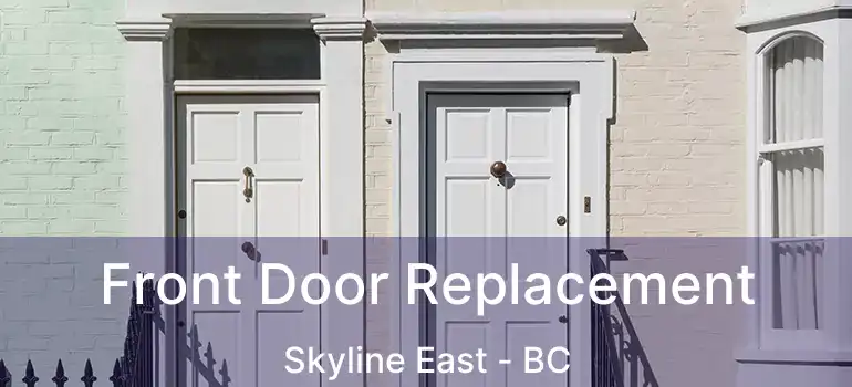  Front Door Replacement Skyline East - BC