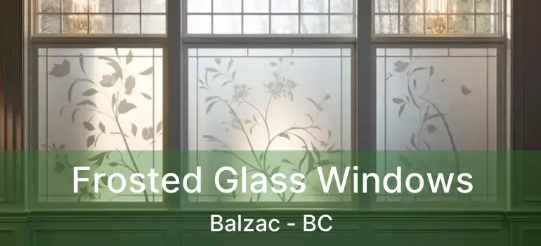  Frosted Glass Windows Balzac - BC