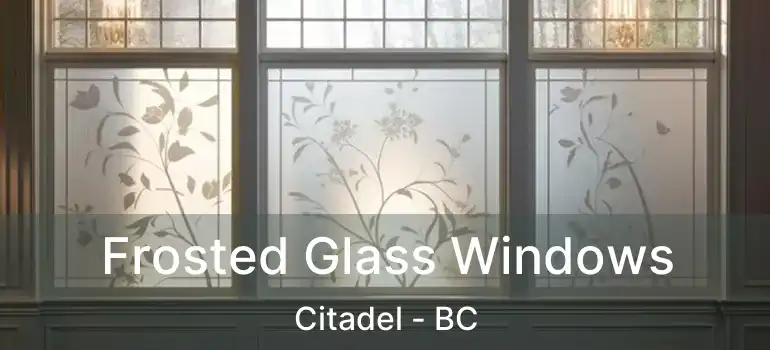  Frosted Glass Windows Citadel - BC