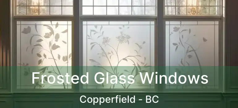  Frosted Glass Windows Copperfield - BC