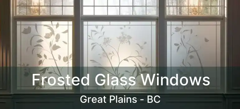  Frosted Glass Windows Great Plains - BC