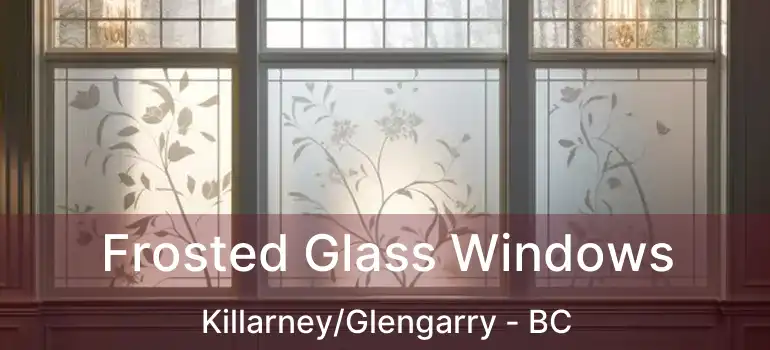  Frosted Glass Windows Killarney/Glengarry - BC