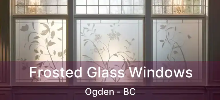  Frosted Glass Windows Ogden - BC