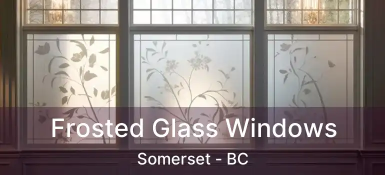  Frosted Glass Windows Somerset - BC