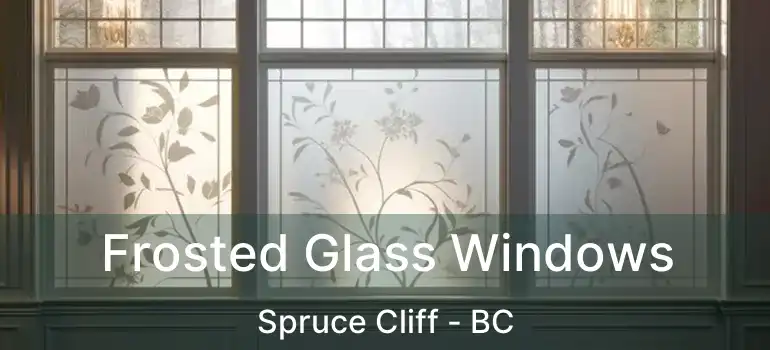 Frosted Glass Windows Spruce Cliff - BC