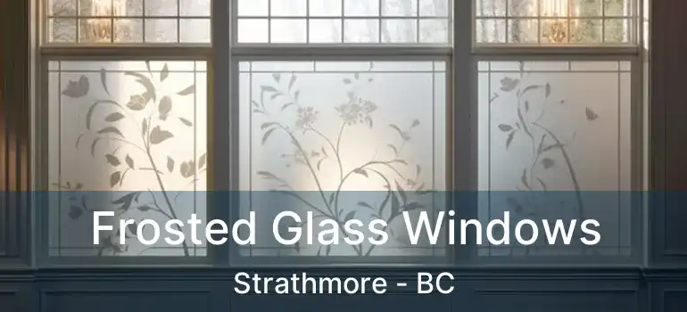  Frosted Glass Windows Strathmore - BC