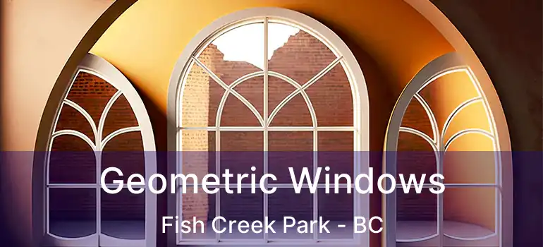  Geometric Windows Fish Creek Park - BC
