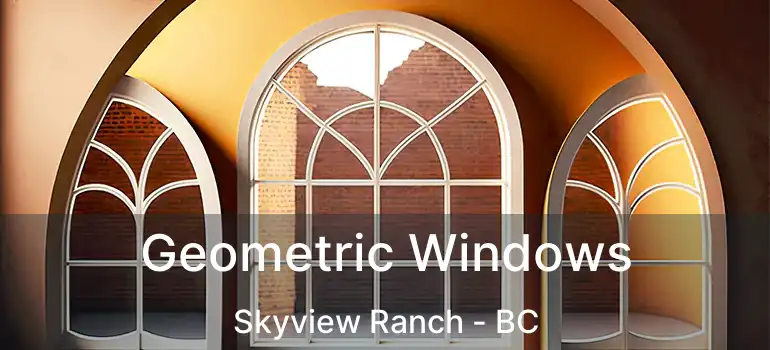  Geometric Windows Skyview Ranch - BC