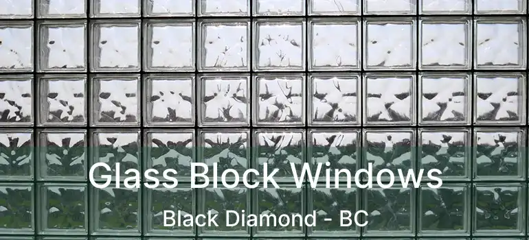  Glass Block Windows Black Diamond - BC