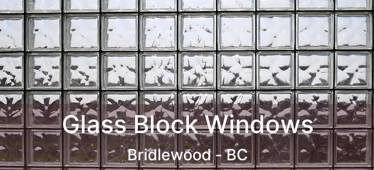  Glass Block Windows Bridlewood - BC