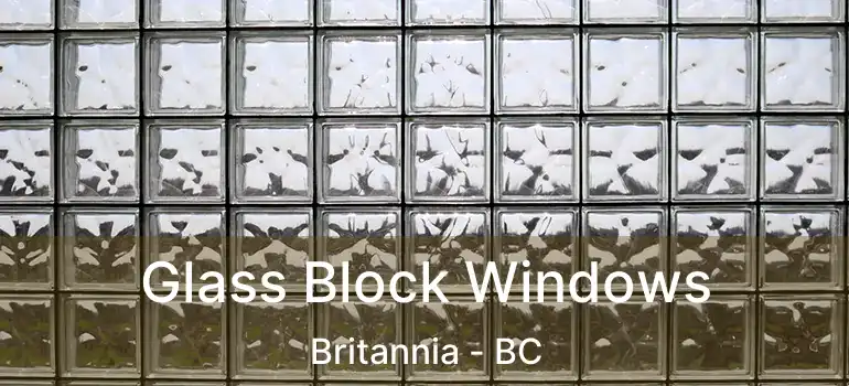  Glass Block Windows Britannia - BC
