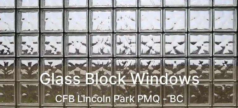  Glass Block Windows CFB Lincoln Park PMQ - BC